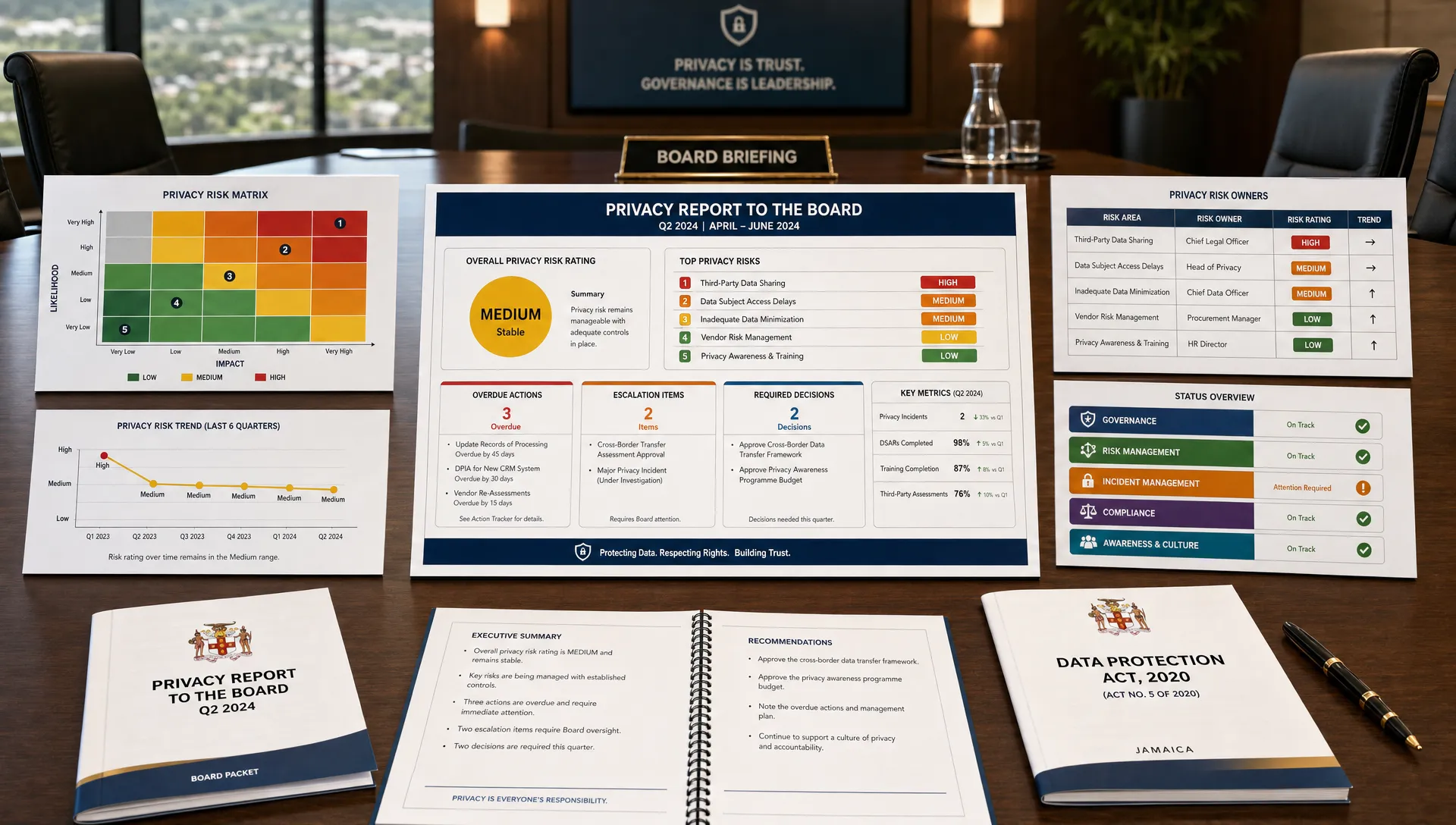 A Board Guide to Privacy Reporting That Drives Action