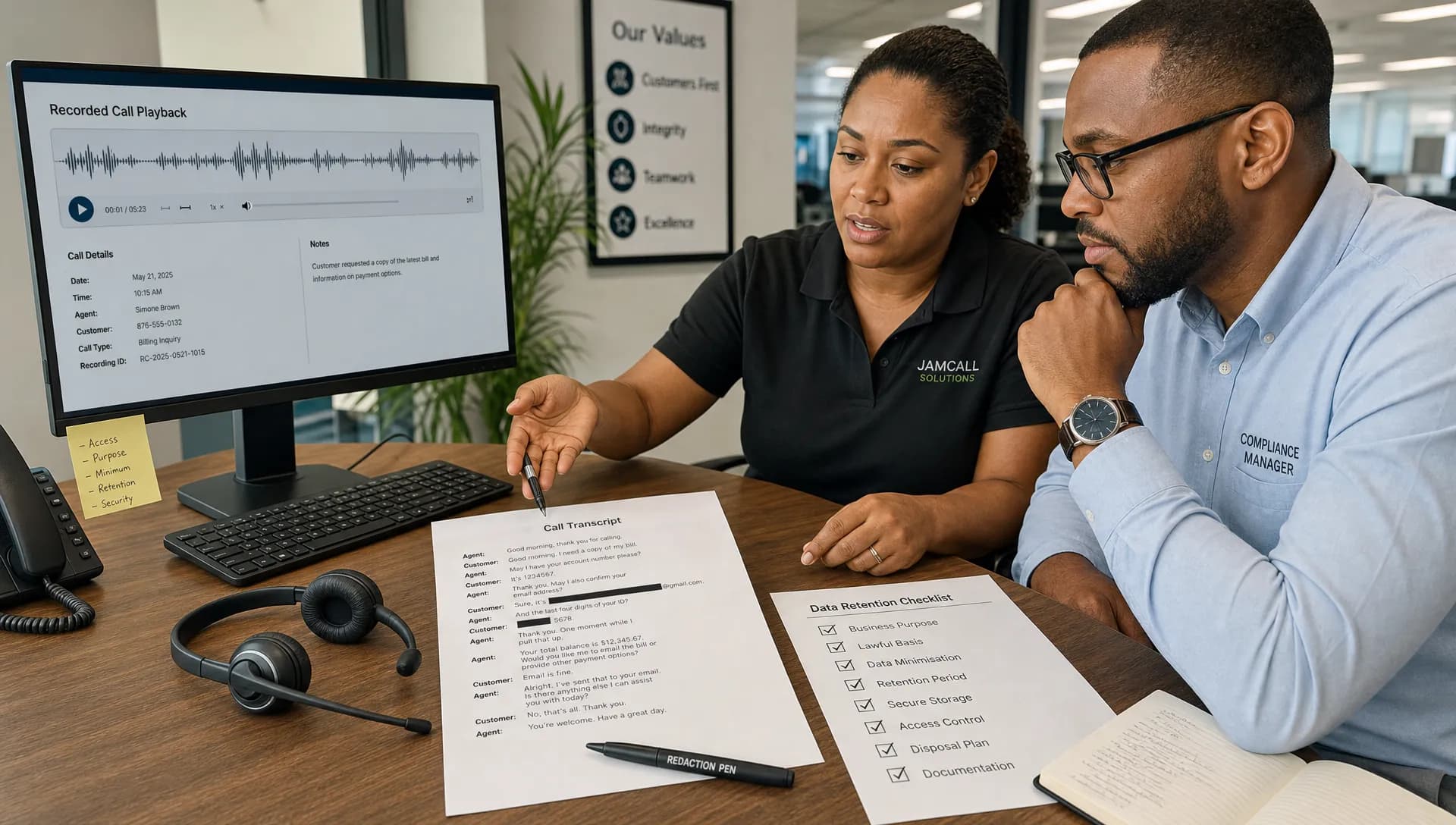 Privacy Risks in Customer Call Recording
